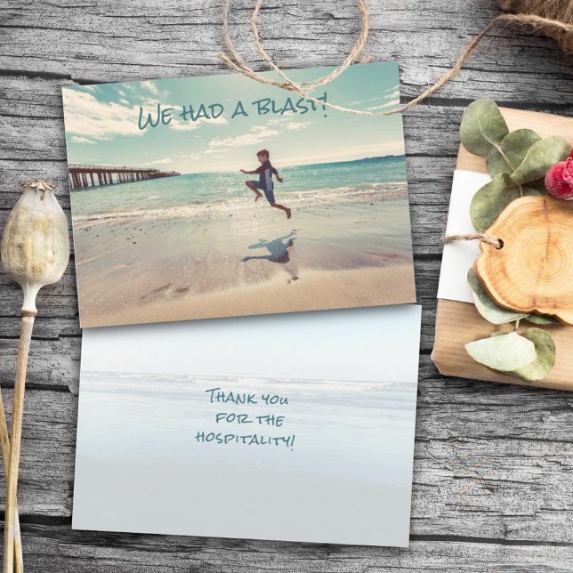 Tarjetas Planas de Agradecimiento de Hospitalidad  (Subido por el creador)