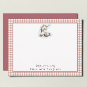 Tarjetas planas de agradecimiento para baby shower