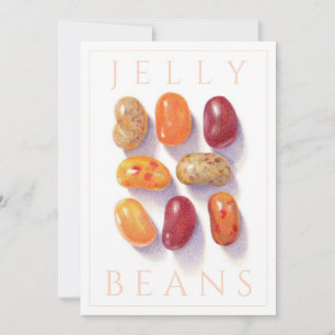 TARJETAS PLANAS DE CARAMELOS DE JELLY DE OTOTÑO 5x