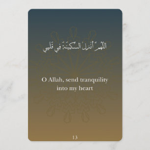 Tarjetas planas de Dua de Ramadán