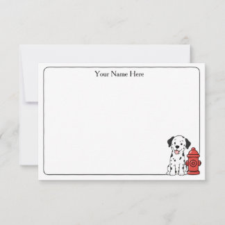 Tarjetas planas de Perros Adorables y Bocas de Inc