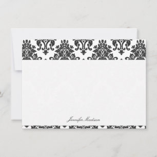 Tarjetas planas elegantes para damascos