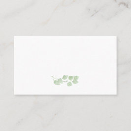 Tarjetas planas Minimalistas Eucalyptus