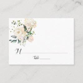 Tarjetas planas para personas blancas y Rosas