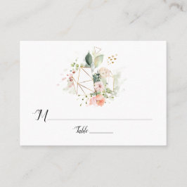 Tarjetas planas planas de color rosa de oro rosado