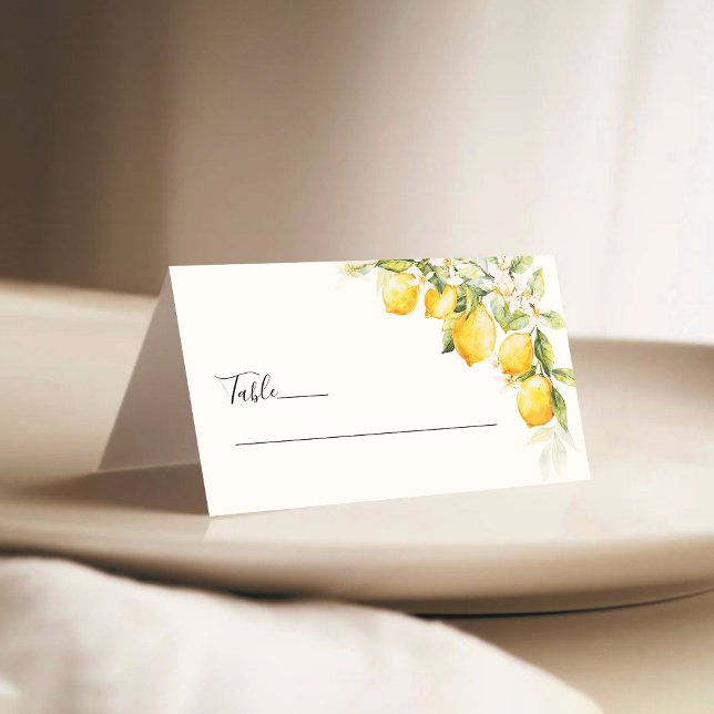 Tarjetas plegadas Boda de cítricos verde limón (Subido por el creador)