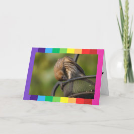 Tarjetas plegadas de cumpleaños felices con foto ú