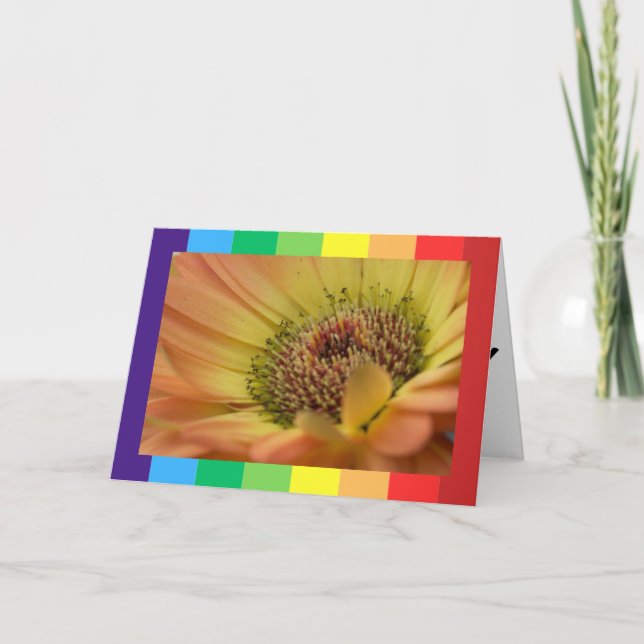 Tarjetas plegadas de cumpleaños felices con foto ú (Anverso)