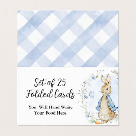 Tarjetas plegadas de Peter Rabbit