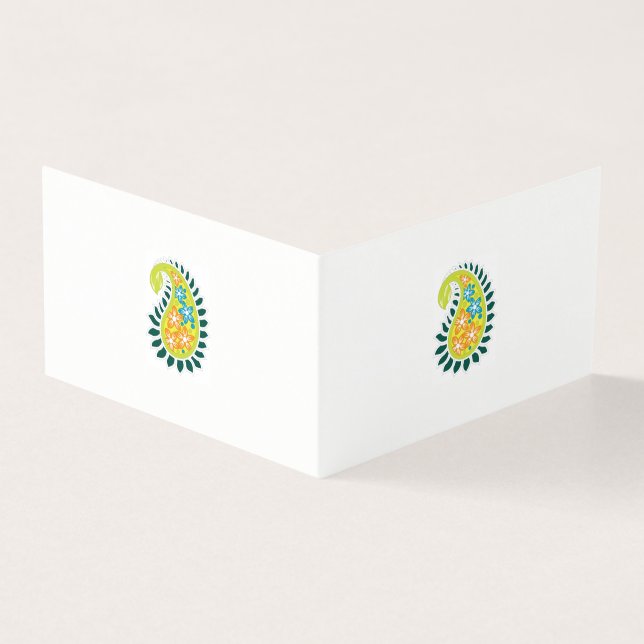 Tarjetas plegadas personalizado | Plantillas de DI (Exterior)