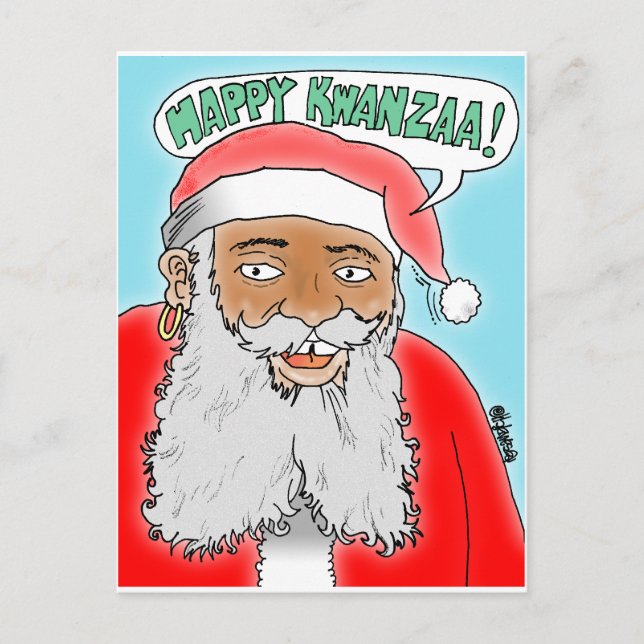 TARJETAS POST DE KWANZAA (Anverso)