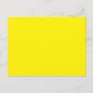 Tarjetas postales   Amarillo Brillante   Minimalis