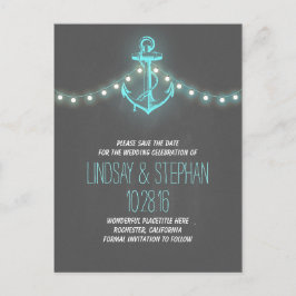 tarjetas postales antiguas de ancla náutica para g