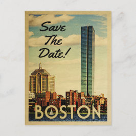 Tarjetas postales antiguas de Boston para guardar 