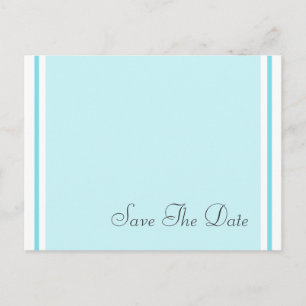 Tarjetas Postales Aqua Azul Save The Date
