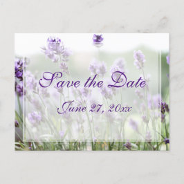 Tarjetas Postales Bohemias de Lavanda Personalizad