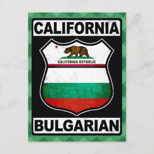 Tarjetas postales búlgaras americanas de Californi