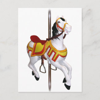 Tarjetas postales - Caballo de carrusel - SUNRISE