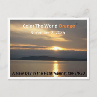 Tarjetas postales Color The World Orange™ 2026