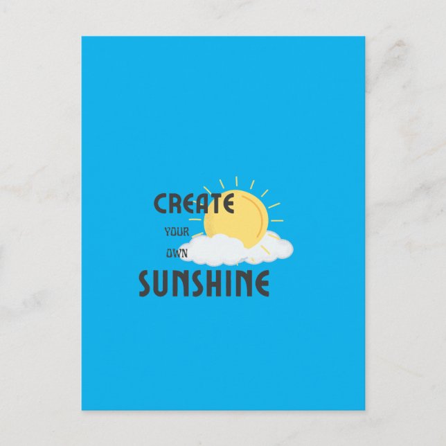 Tarjetas Postales Crea Tu Propio Sol (Anverso)