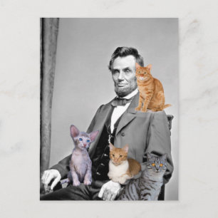 TARJETAS POSTALES DE ABRAHAM LINCOLN AMANTE DE LOS