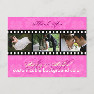 Tarjetas postales de agradecimiento de fotos color