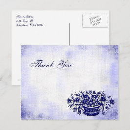Tarjetas Postales de Agradecimiento Floral Persona