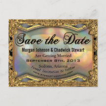 Tarjetas Postales de Ahorro de Fecha de Barroco Ba