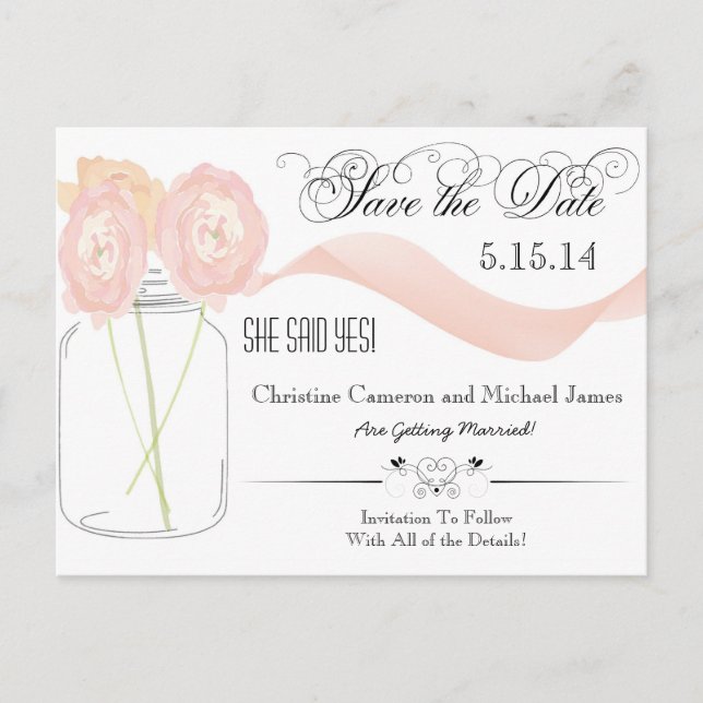 Tarjetas Postales de Ahorro de Fecha de Florero Ma (Anverso)