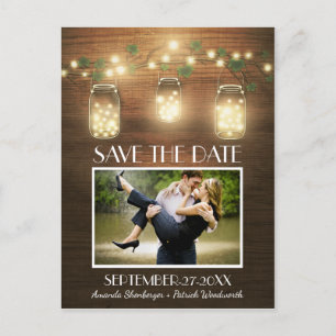 Tarjetas Postales de Ahorro de Fecha de Foto en Ta