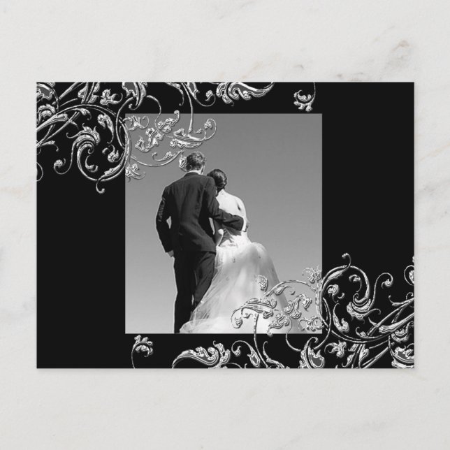 Tarjetas Postales de Ahorro de Fecha para Novios (Anverso)