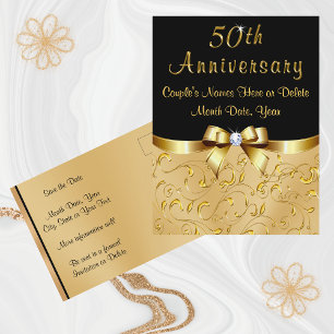 Tarjetas Postales de Aniversario Número 50 para Gu