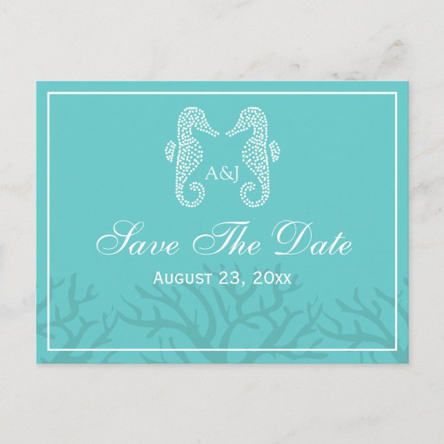 Tarjetas Postales de Anuncio de Boda de Caballito  (Anverso)
