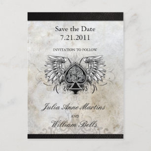Tarjetas Postales de Anuncio de Fecha de Boda con 