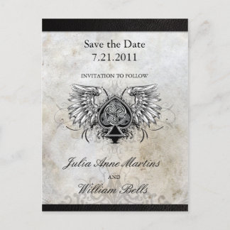Tarjetas Postales de Anuncio de Fecha de Boda con 