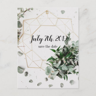 Tarjetas Postales de Anuncio de Fecha de Boda con 
