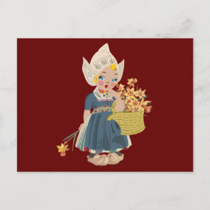 Tarjetas postales de arte de DUTCH GIRL