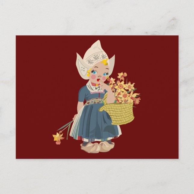 Tarjetas postales de arte de DUTCH GIRL (Anverso)