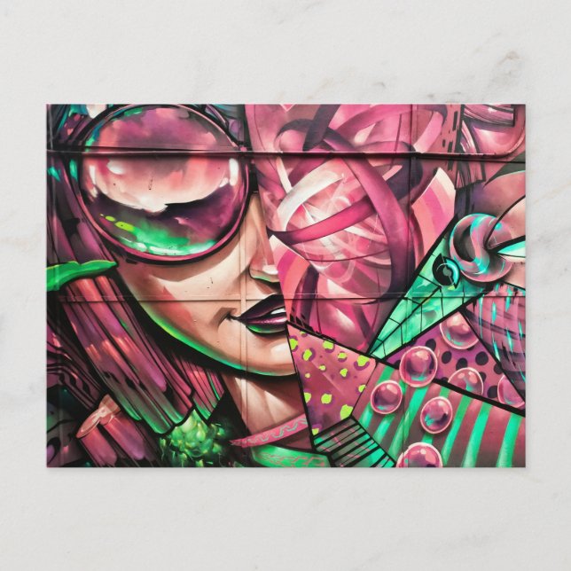 tarjetas postales de arte retro con texto personal (Anverso)