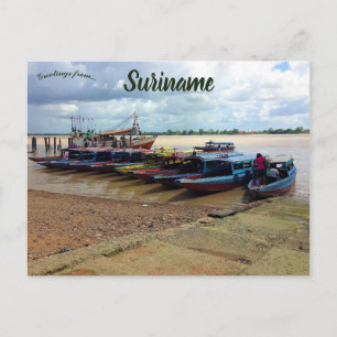 Tarjetas postales de barcos en Surinam
