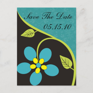 Tarjetas Postales de Bella Flora Save The Date