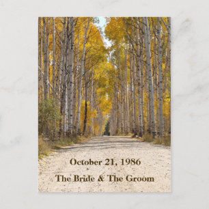 Tarjetas Postales De Boda De Aspen Alley En Otoño