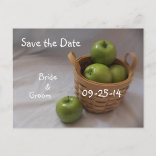 Tarjetas Postales de Boda de Canasta de Manzanas V