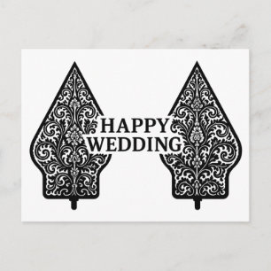 Tarjetas Postales de Boda Feliz