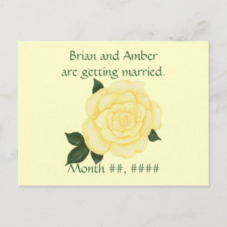 Tarjetas postales de boda para guardar la fecha, R