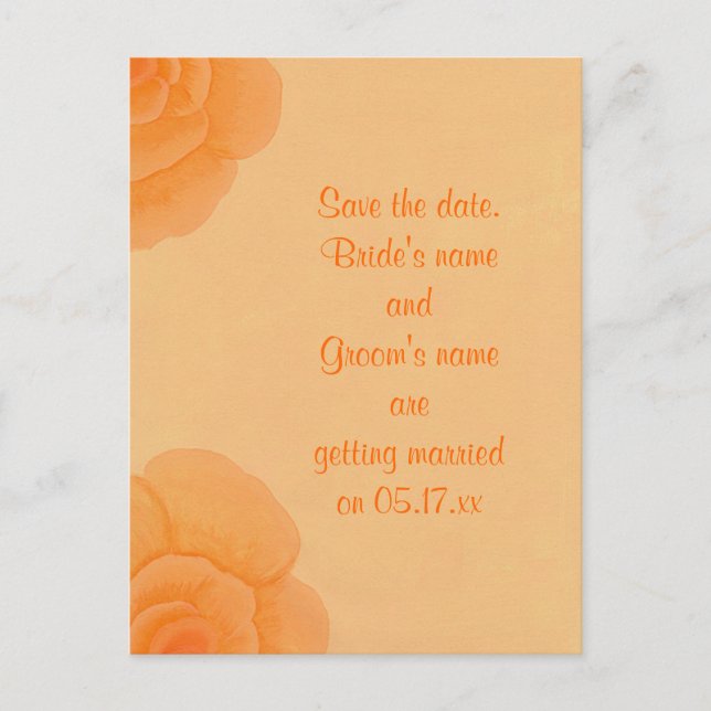 Tarjetas postales de boda para guardar la fecha, r (Anverso)