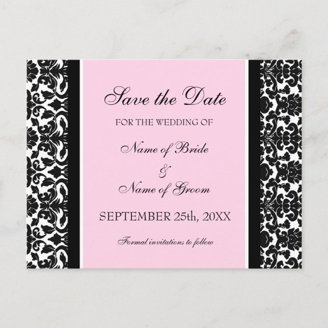 Tarjetas Postales de Boda 'Save the Date' con Esta (Anverso)