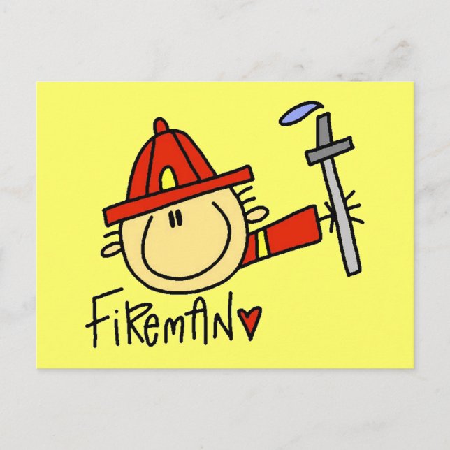 Tarjetas Postales de Bombero (Anverso)
