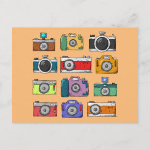 TARJETAS POSTALES DE CÁMARAS DE ARTE POP