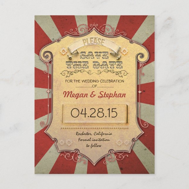 tarjetas postales de carnaval o circo (Anverso)